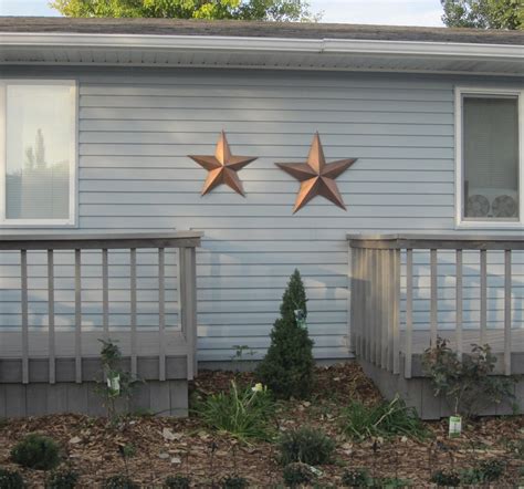 metal star on outside of house|metal stars on houses.